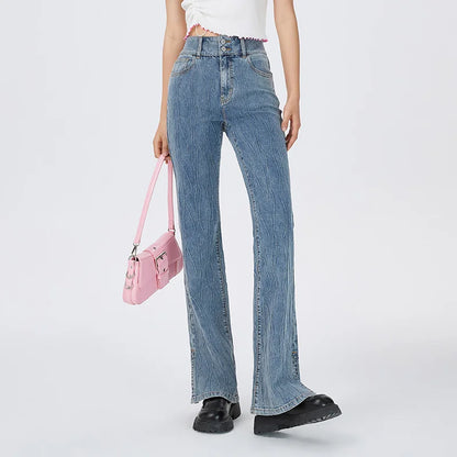 BOOTCUT SPLIT FLARE JEANS