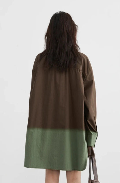 VINTAGE GRADIENT DROP SHOULDER SHIRT