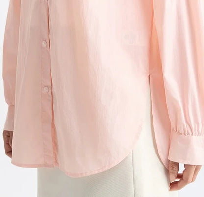 PINK CHIC CASUAL NYLON SHIRT