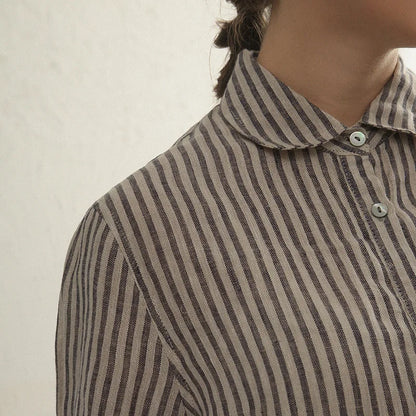 CLASSIC STRIPED LINEN SHIRT