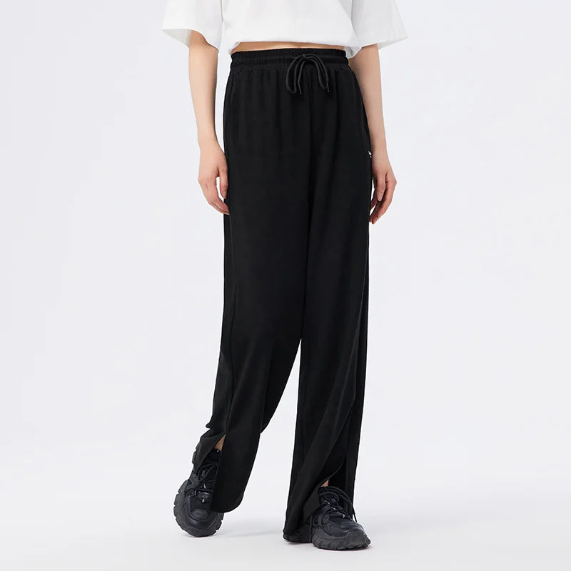 BLACK SUMMER BREEZE DRAWSTRING PANTS