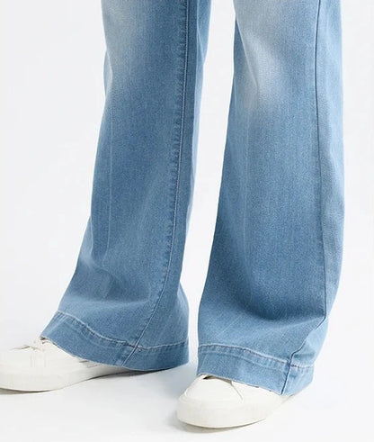 STYLISH MI-WAIST BOOTCUT JEANS