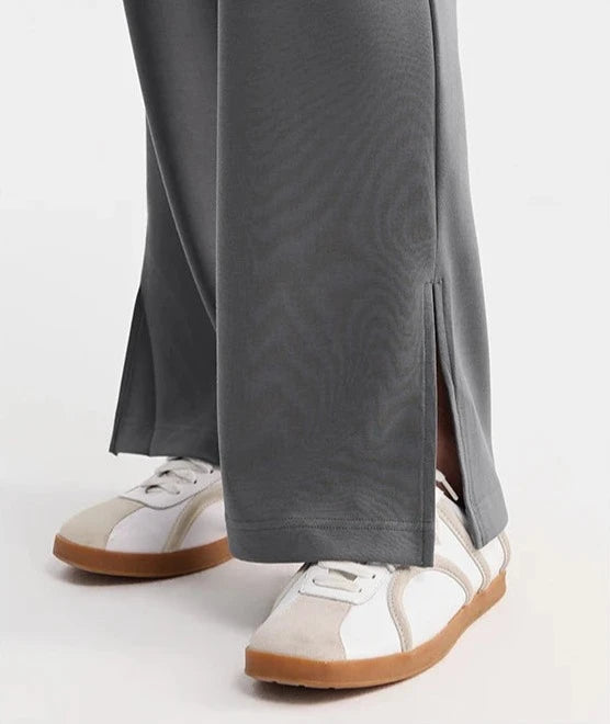 GRAY SUMMER BREEZE DRAWSTRING PANTS