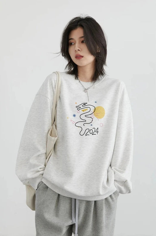 LG PLUSH FOX FLEECE SWEATSHIRT