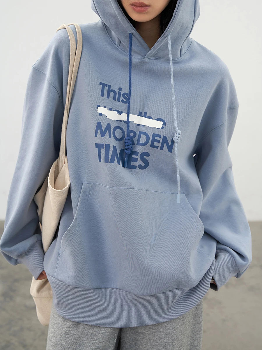 FASHION LETTER PRINT HOODIE