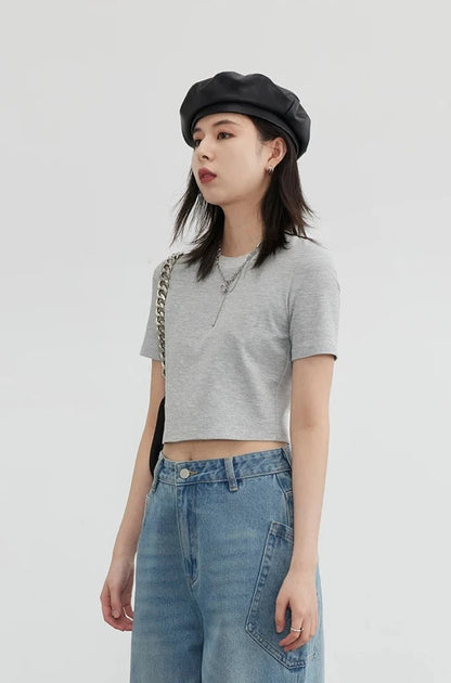 U-SHAPED HOLLOW CROP TOP