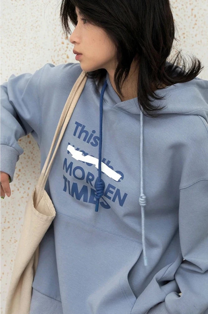 FASHION LETTER PRINT HOODIE