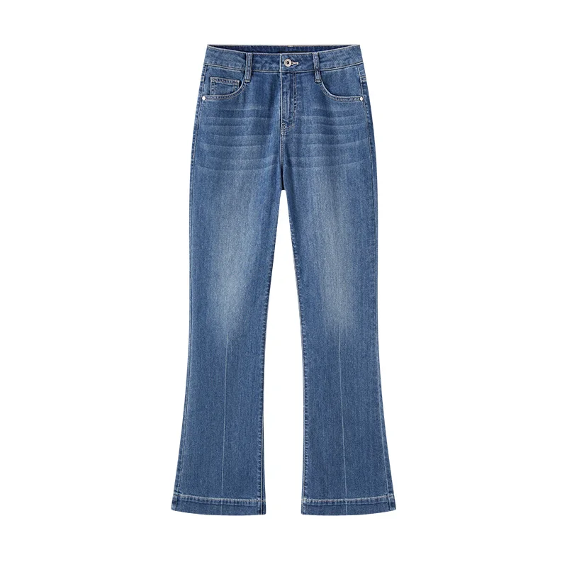 STYLISH MI-WAIST BOOTCUT JEANS