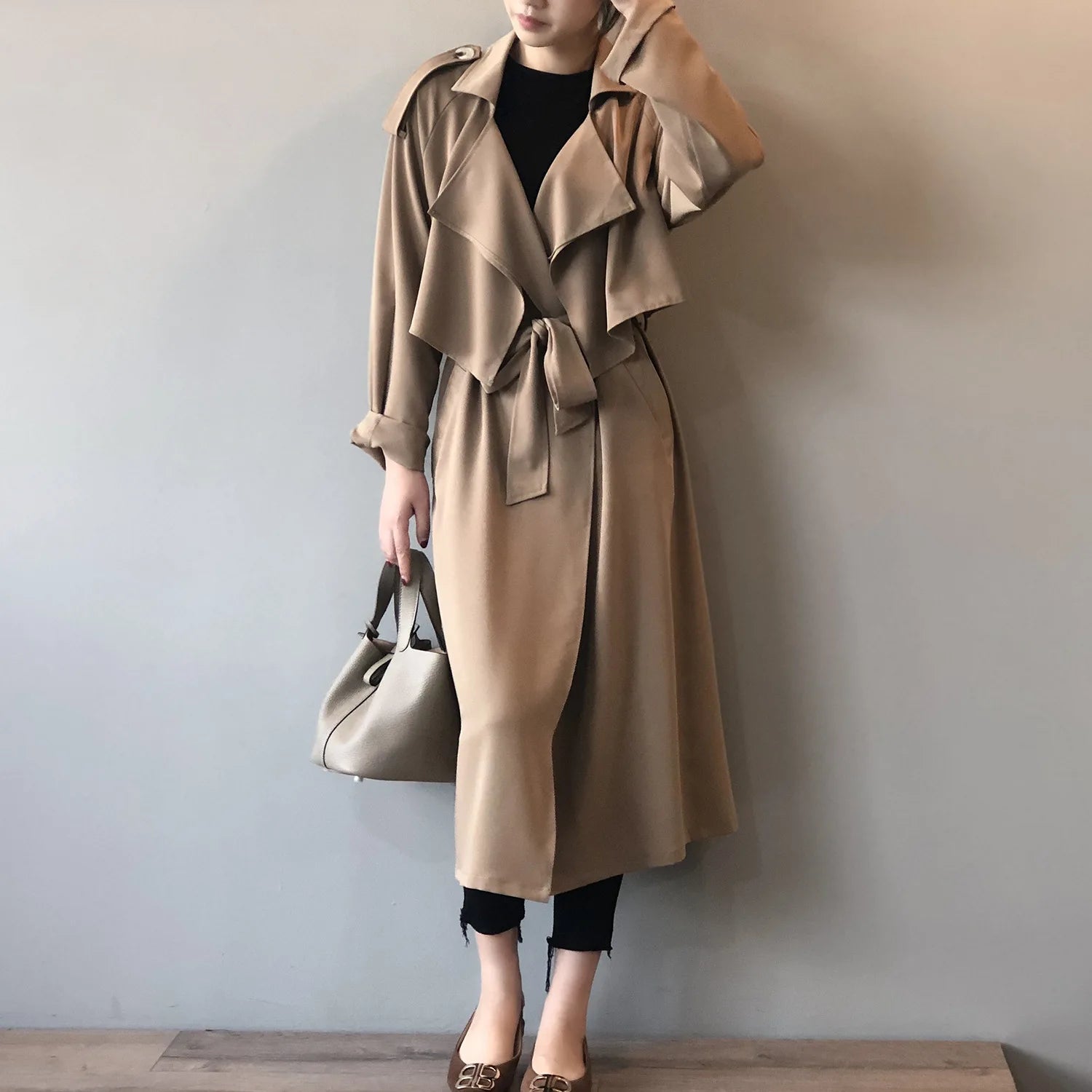 RETRO BRITISH SPLICED TRENCH