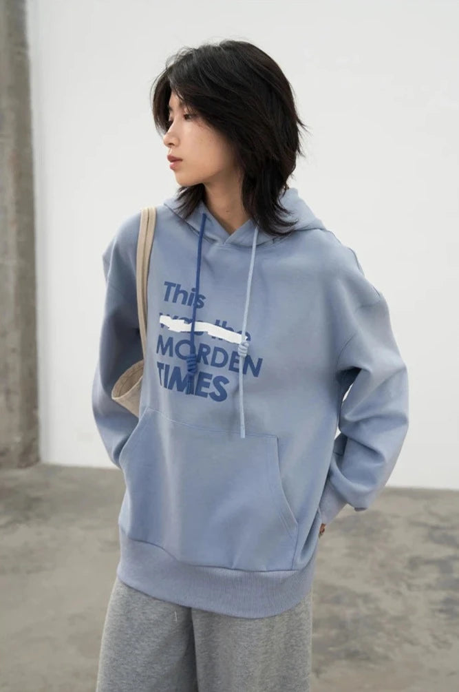 FASHION LETTER PRINT HOODIE