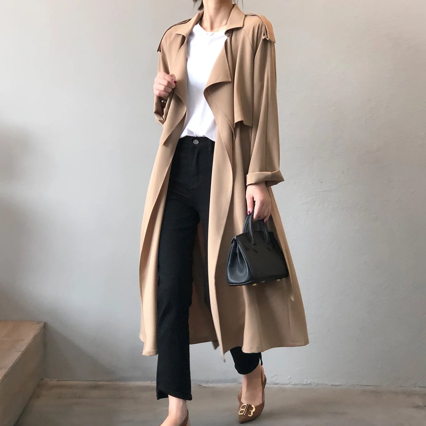 RETRO BRITISH SPLICED TRENCH