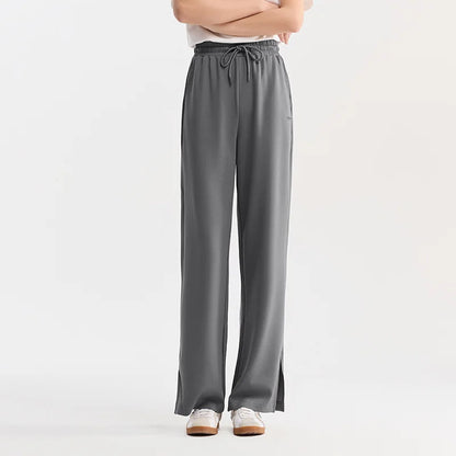 GRAY SUMMER BREEZE DRAWSTRING PANTS