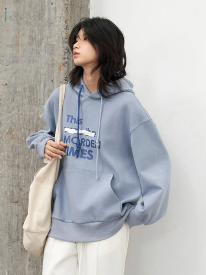 FASHION LETTER PRINT HOODIE