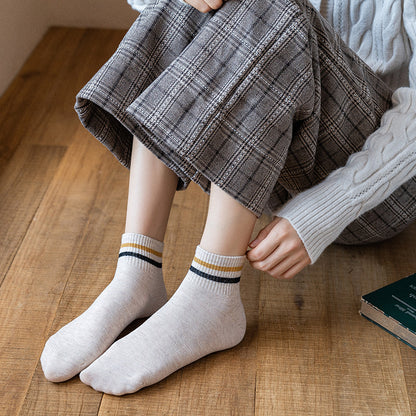 STRIPED LOW TUBE SOCKS